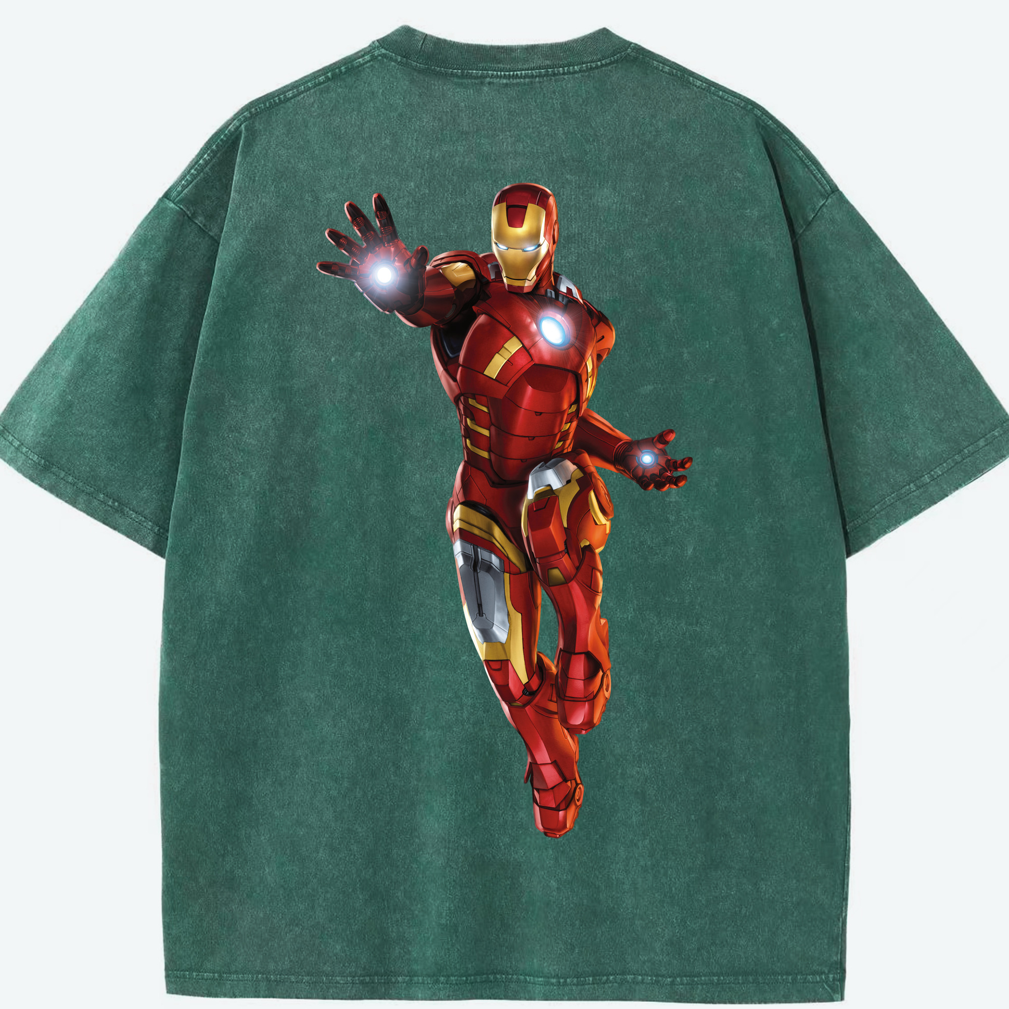 （画像用） アベンジャーズ The Avengers 綿100% ヴィンテージ風 半袖Tシャツ（背面プリント）